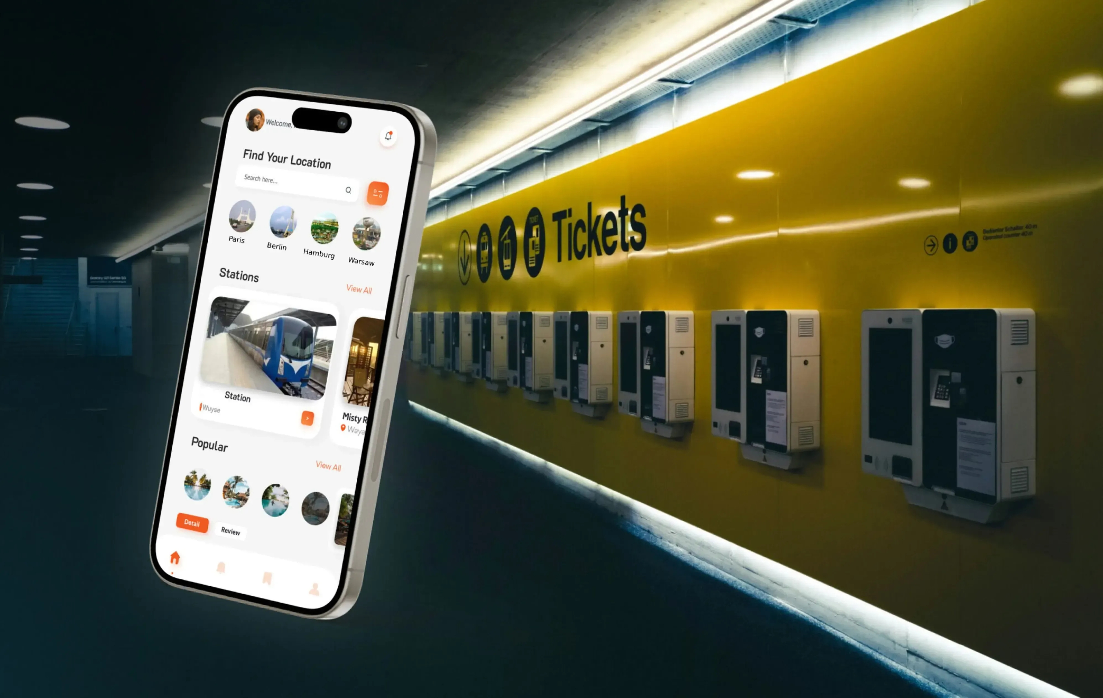 Train travel application Train travel application